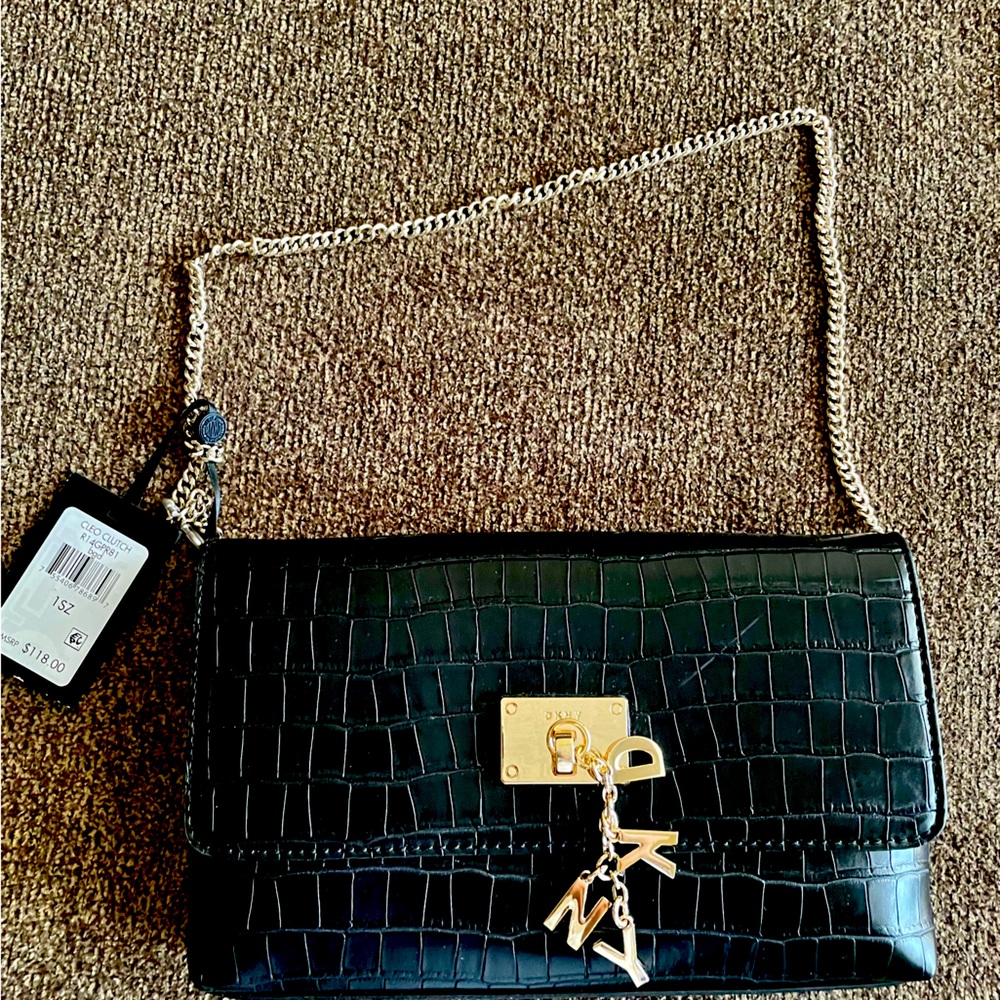 Black  Cleo clutch